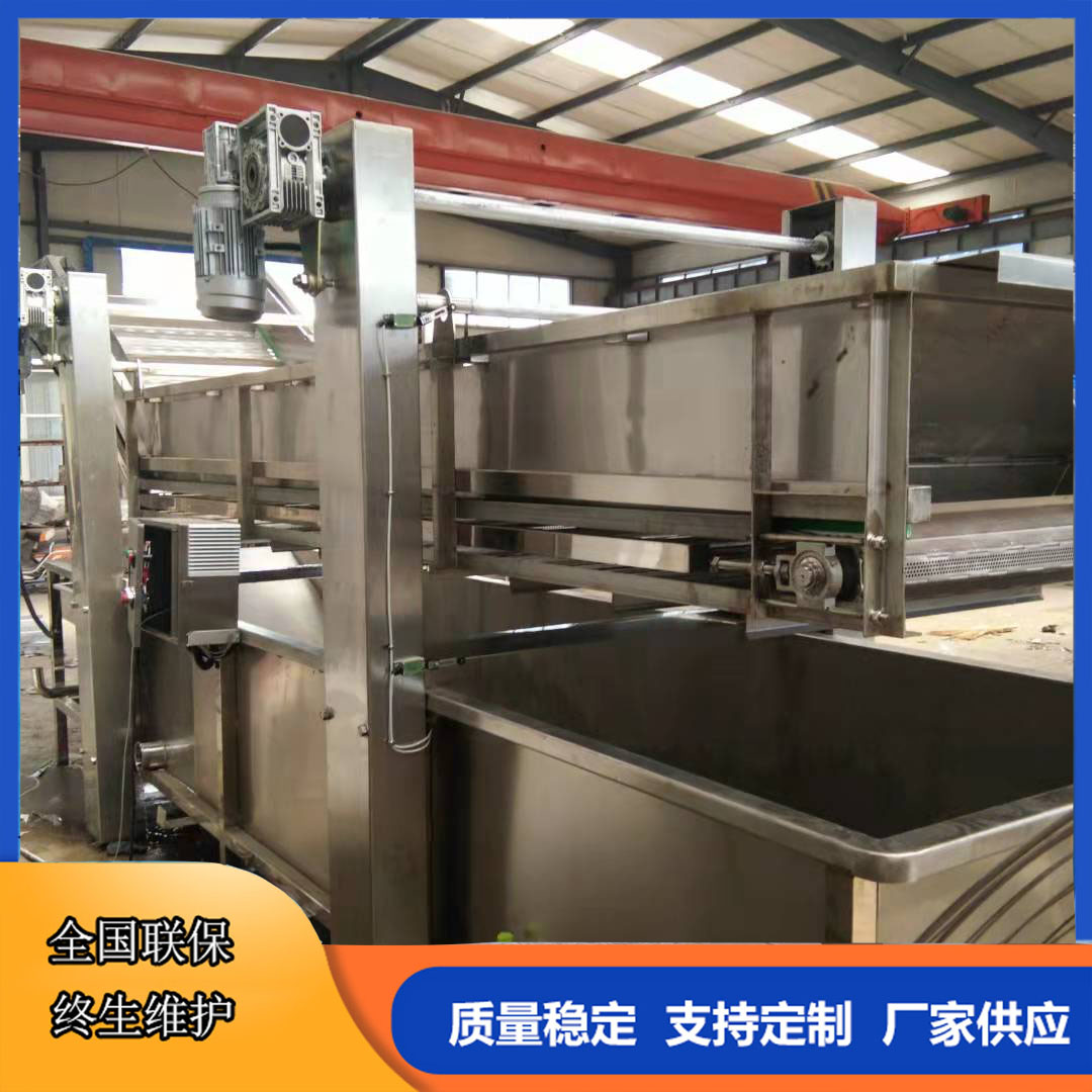 Tripe low-temperature thawing production line, frozen plate chicken feet thawing machine, inner trough lifting meat thawing equipment, Xingke